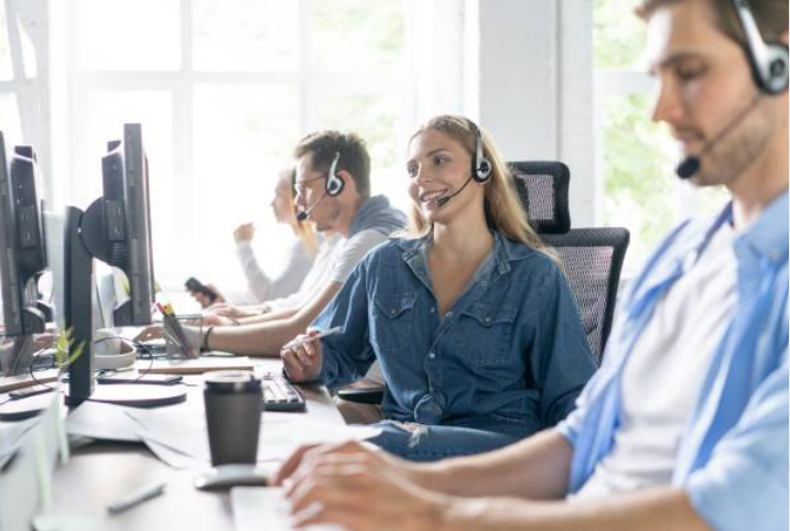 Customer service and contact center illustration